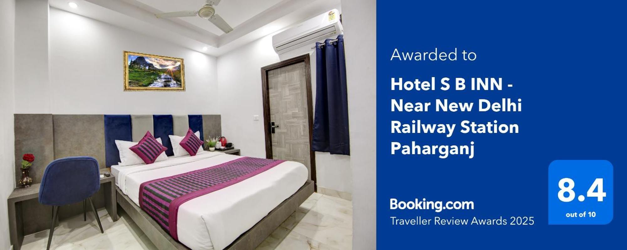 Hotel S B Inn - Near New Delhi Railway Station Paharganj Buitenkant foto